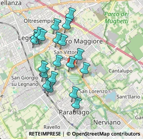 Mappa Via E. Curiel, 20028 San Vittore Olona MI, Italia (1.6935)