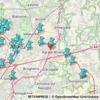 Mappa A51 Tangenziale Est Milano, 20864 Agrate Brianza MB, Italia (6.2395)
