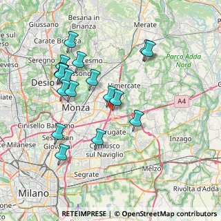 Mappa A51 Tangenziale Est Milano, 20864 Agrate Brianza MB, Italia (7.515)
