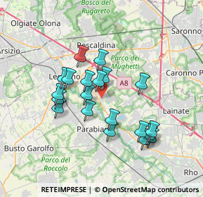 Mappa Via Giuseppe di Vittorio, 20028 San Vittore Olona MI, Italia (3.0955)