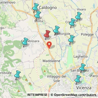 Mappa SP 46 del Pasubio, 36100 Costabissara VI, Italia (2.69909)