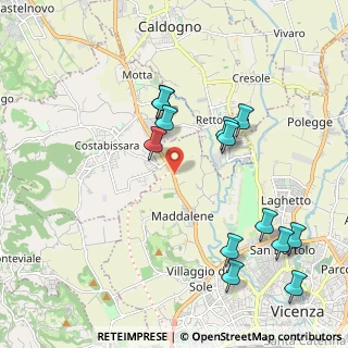 Mappa SP 46 del Pasubio, 36100 Costabissara VI, Italia (2.18)