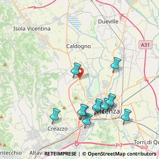 Mappa SP 46 del Pasubio, 36100 Costabissara VI, Italia (4.39917)