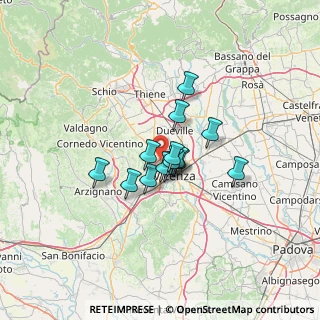 Mappa SP 46 del Pasubio, 36100 Costabissara VI, Italia (8.06571)