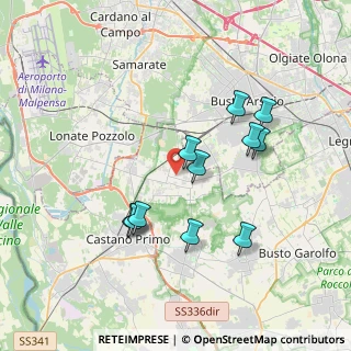 Mappa , 20020 Magnago MI, Italia (3.38636)