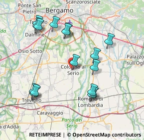 Mappa Via Vittorio Veneto, 24055 Cologno Al Serio BG, Italia (8.07875)