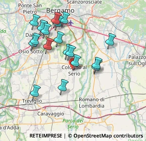 Mappa Via Vittorio Veneto, 24055 Cologno Al Serio BG, Italia (7.29056)