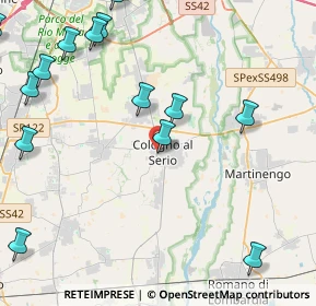 Mappa Via Vittorio Veneto, 24055 Cologno Al Serio BG, Italia (6.6285)