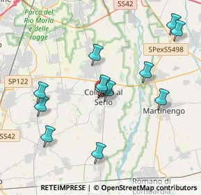 Mappa Via Vittorio Veneto, 24055 Cologno Al Serio BG, Italia (3.86)