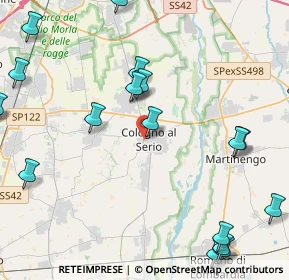 Mappa Via Vittorio Veneto, 24055 Cologno Al Serio BG, Italia (5.744)