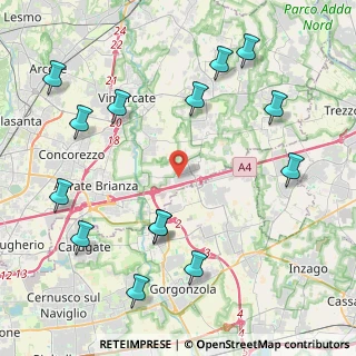 Mappa Via F. L. Miles, 20873 Cavenago di Brianza MB, Italia (5.14286)