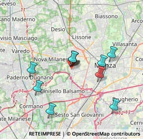 Mappa Via Guglielmo Marconi, 20835 Muggiò MB, Italia (3.04)