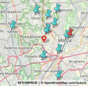 Mappa Via Guglielmo Marconi, 20835 Muggiò MB, Italia (4.0175)