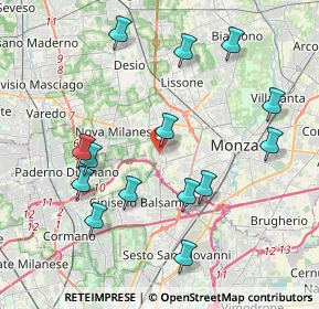 Mappa Via Guglielmo Marconi, 20835 Muggiò MB, Italia (4.22857)