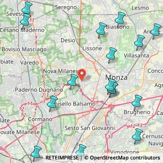 Mappa Via Guglielmo Marconi, 20835 Muggiò MB, Italia (6.20294)