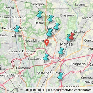 Mappa Via Guglielmo Marconi, 20835 Muggiò MB, Italia (3.88364)
