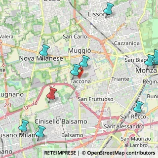 Mappa Via Santa Caterina, 20835 Muggiò MB, Italia (2.96727)
