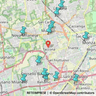Mappa Via Santa Caterina, 20835 Muggiò MB, Italia (2.78833)