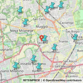 Mappa Via Guglielmo Marconi, 20835 Muggiò MB, Italia (2.79273)