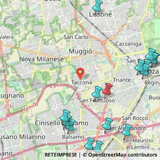 Mappa Via Guglielmo Marconi, 20835 Muggiò MB, Italia (3.22313)
