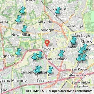 Mappa Via Guglielmo Marconi, 20835 Muggiò MB, Italia (2.71647)