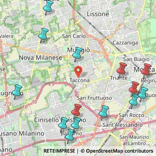 Mappa Via Guglielmo Marconi, 20835 Muggiò MB, Italia (3.00143)