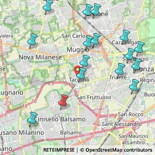 Mappa Via Guglielmo Marconi, 20835 Muggiò MB, Italia (2.57938)