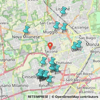 Mappa Via Santa Caterina, 20835 Muggiò MB, Italia (2.3625)
