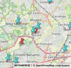 Mappa Via Santa Caterina, 20835 Muggiò MB, Italia (2.96727)