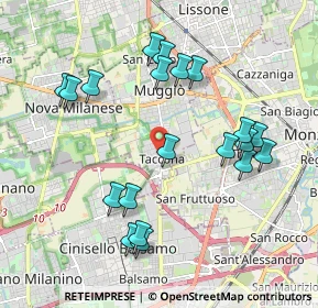 Mappa Via Guglielmo Marconi, 20835 Muggiò MB, Italia (2.0195)