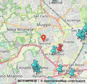 Mappa Via Guglielmo Marconi, 20835 Muggiò MB, Italia (3.22313)