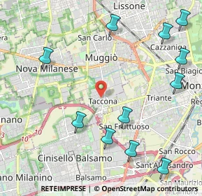 Mappa Via Guglielmo Marconi, 20835 Muggiò MB, Italia (2.67455)