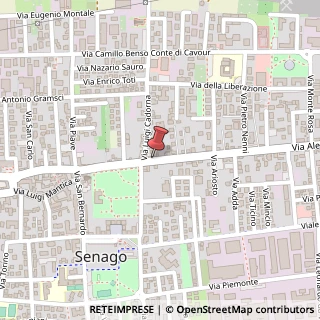 Mappa Via Alessandro Volta, 47, 20030 Senago, Milano (Lombardia)