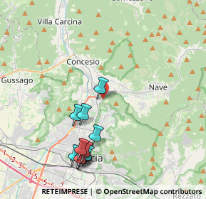 Mappa Via Conicchio, 25136 Brescia BS, Italia (4.31182)