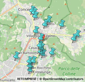 Mappa Via Conicchio, 25136 Brescia BS, Italia (1.9725)