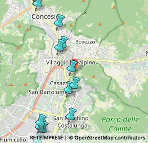 Mappa Via Conicchio, 25136 Brescia BS, Italia (2.61769)