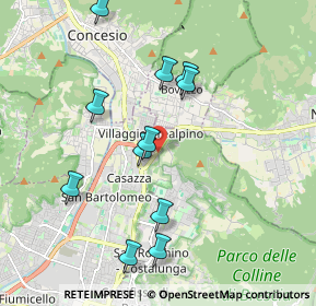 Mappa Via Conicchio, 25136 Brescia BS, Italia (1.91727)