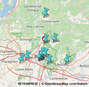 Mappa Via Conicchio, 25136 Brescia BS, Italia (6.54333)