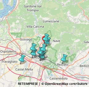 Mappa Via Conicchio, 25136 Brescia BS, Italia (5.46636)