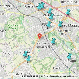 Mappa Via Tevere, 20025 Legnano MI, Italia (2.71455)