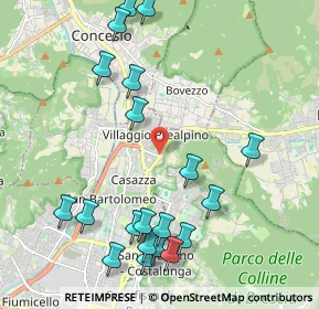 Mappa Via Gian Battista Rodella, 25136 Brescia BS, Italia (2.4335)