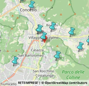 Mappa Via Gian Battista Rodella, 25136 Brescia BS, Italia (2.25364)