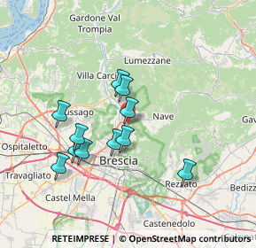 Mappa Via Gian Battista Rodella, 25136 Brescia BS, Italia (6.19273)