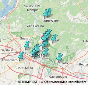 Mappa Via Gian Battista Rodella, 25136 Brescia BS, Italia (5.2225)