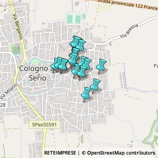 Mappa Via T. Tasso, 24055 Cologno Al Serio BG, Italia (0.25263)