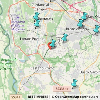 Mappa Via Crespi Daniele, 20020 Magnago MI, Italia (5.85091)