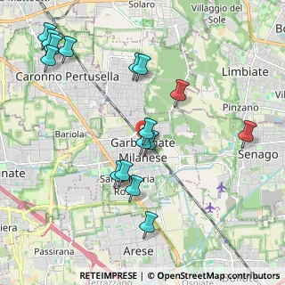 Mappa Viale Rimembranze, 20024 Garbagnate Milanese MI, Italia (2.22688)