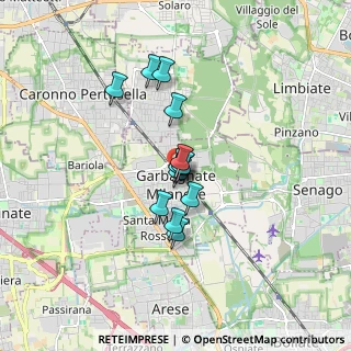Mappa Viale Rimembranze, 20024 Garbagnate Milanese MI, Italia (1.13385)