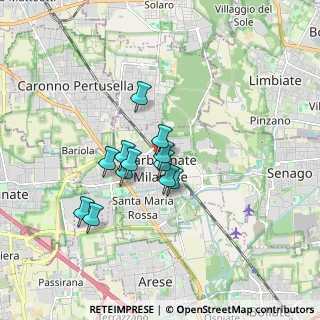 Mappa Viale Rimembranze, 20024 Garbagnate Milanese MI, Italia (1.25083)