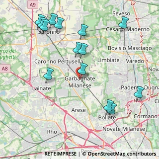 Mappa Viale Rimembranze, 20024 Garbagnate Milanese MI, Italia (4.83)